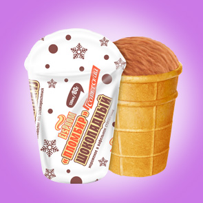 Мороженое шоколадное «Советское»
