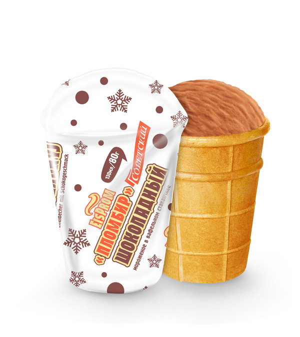 Мороженое шоколадное «Советское»